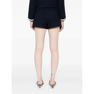 Self-portrait Navy Boucle Culotte Skirt
