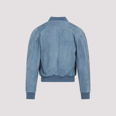Shop Chloé Bomber Jackets Blue