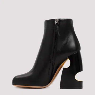 Off-white 110 Meteor Block Ankle Boots In Nappa Leather