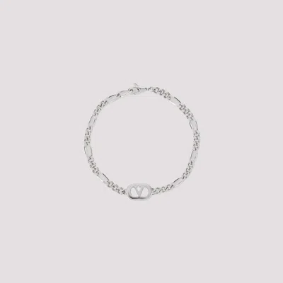 Valentino Silver Chain Link Bracelet