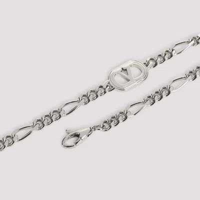 Valentino Silver Chain Link Bracelet