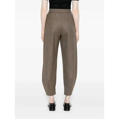 Giorgio Armani Brown Pants In Green