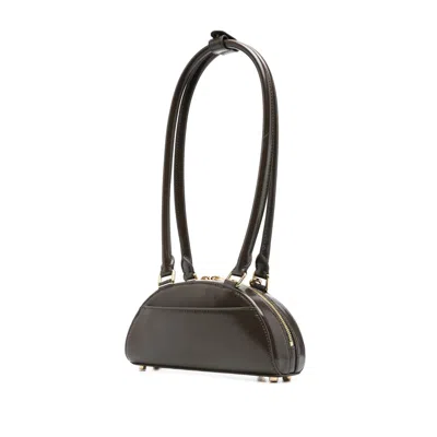 Self-portrait Leather Shoulder Bag With Charms