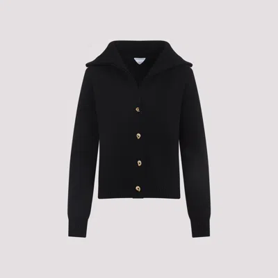 Shop Bottega Veneta Cardigan Black
