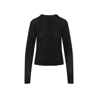 Fabiana Filippi Virgin Wool Cardigan Mini-sequins