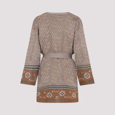 Valentino Viscose Cardigan In Neutral