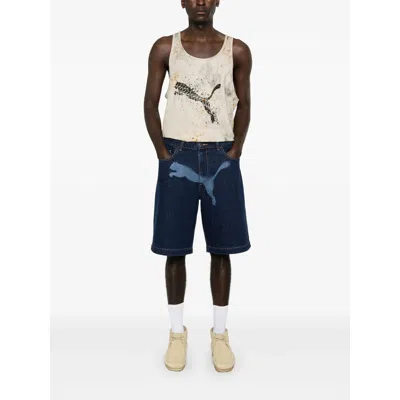 Puma X Asap Rocky Cotton  Rubber Denim