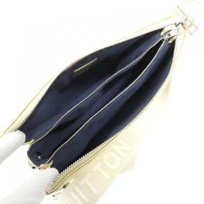 Pre-owned Louis Vuitton Gold Leather Shoulder Bag ()