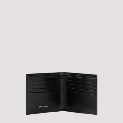 Saint Laurent Ysl Credit Card Holder In Black