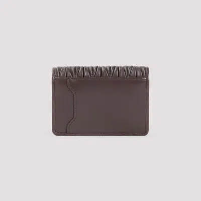 Miu Miu Textured Quilted Lamb Leather Wallet