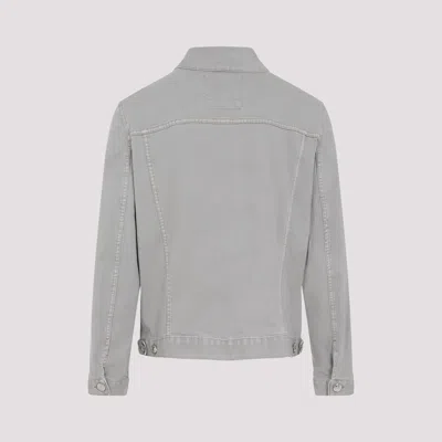 Brunello Cucinelli Structured Denim Jacket With Soft Finish