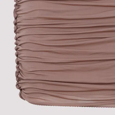 Saint Laurent Woman Short Dress Light Brown Size 6 Cupro