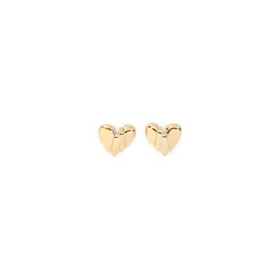 Amina Muaddi Heartbreaker Earring Gold Base Heartbreakerearr Gold