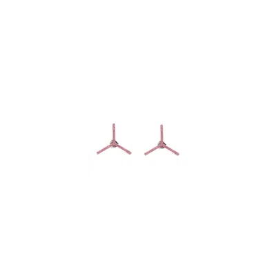 Y/project Earrings Pink & Purple