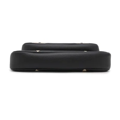 Pre-owned Louis Vuitton Monogram Empreinte Black Cream Noir Monogram Empreinte Pochette Shoulder Bag (pre-owne