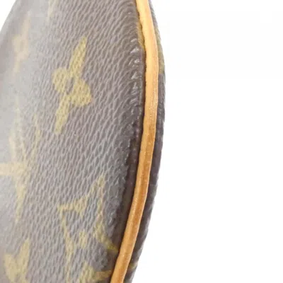 Pre-owned Louis Vuitton Monogram Marron Coated Canvas Coin Purse/coin Case ()