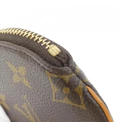 Pre-owned Louis Vuitton Monogram Marron Coated Canvas Coin Purse/coin Case ()
