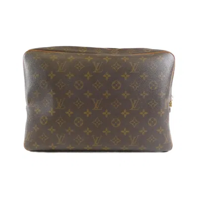 Pre-owned Louis Vuitton Monogram Marron Coated Canvas Shoulder Bag ()