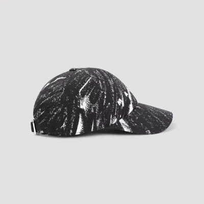Marni Brim Curve Pattern Print Hats