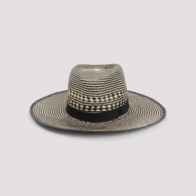Maison Michel Wide Brim Brisa Hat With Structured Crown