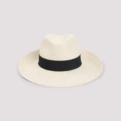 Maison Michel Eric Ribbon On Brisa Wide Brim Hat