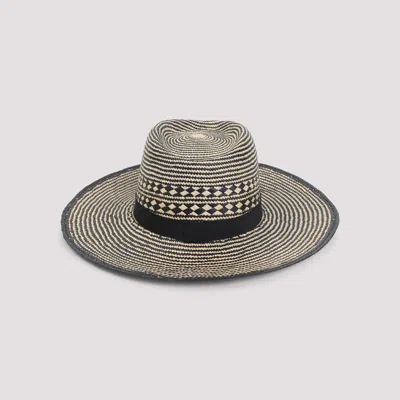 Maison Michel Wide Brim Brisa Hat With Structured Crown