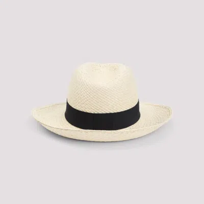 Maison Michel Eric Ribbon On Brisa Wide Brim Hat