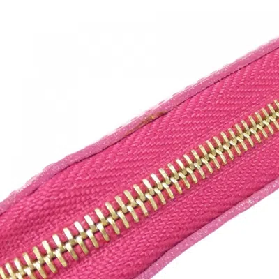 Pre-owned Louis Vuitton Monogram Vernis Indian Rose Leather Coin Purse/coin Case ()