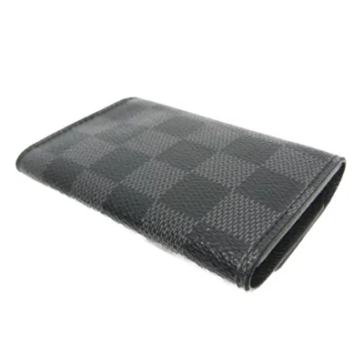 Pre-owned Louis Vuitton Multiclés Grey Canvas Wallet  ()