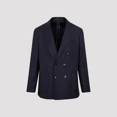 Etro Pinstripe-pattern Double-breasted Blazer