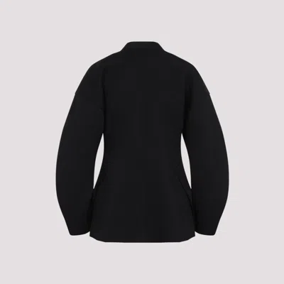 Jil Sander V-neck Wool Wrap Jacket
