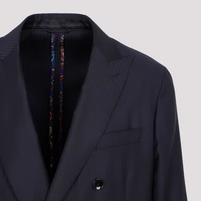 Etro Pinstripe-pattern Double-breasted Blazer