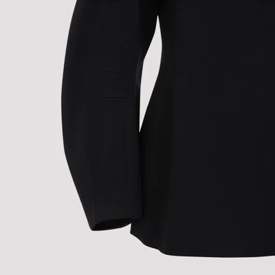 Jil Sander V-neck Wool Wrap Jacket