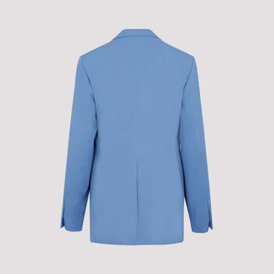Dries Van Noten Double Breast Wool Jacket With Notch Lapel
