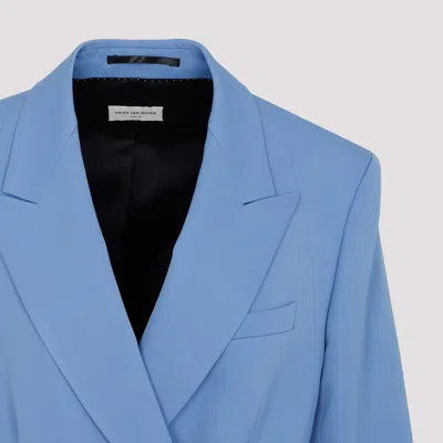 Dries Van Noten Double Breast Wool Jacket With Notch Lapel