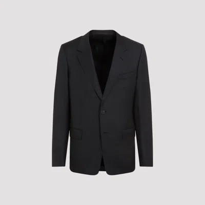 Lanvin Navy Blue Single Breasted Tailored Virgin Wool Jacket