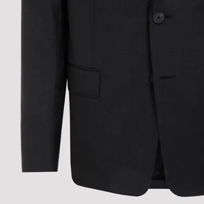 Lanvin Navy Blue Single Breasted Tailored Virgin Wool Jacket