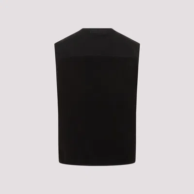 Givenchy Men's Mix Material Vest 4g Pocket In Black