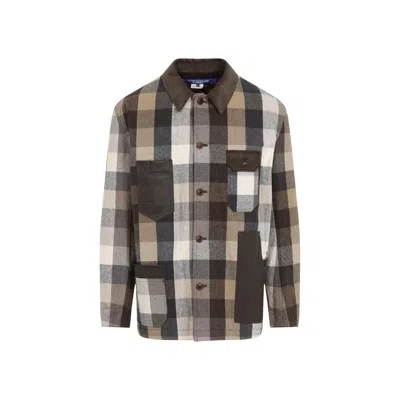 Junya Watanabe Long-sleeved Checked Shirt