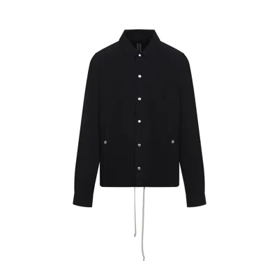 Rick Owens Drkshdw Snapfront Jacket In Black