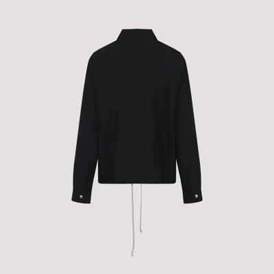 Rick Owens Drkshdw Snapfront Jacket In Black
