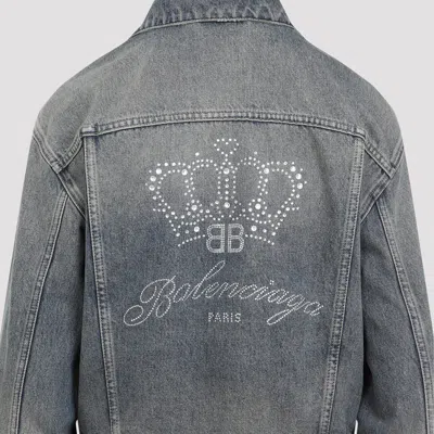 Balenciaga Denim Jackets In Blue