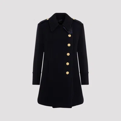 Tom Ford Button-detailed High Neck Jacket In Black