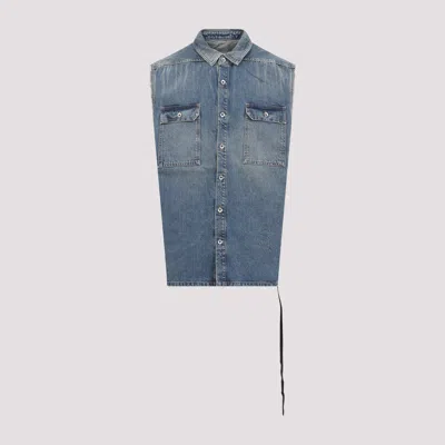 Rick Owens Drkshdw Jackets Blue In Blue
