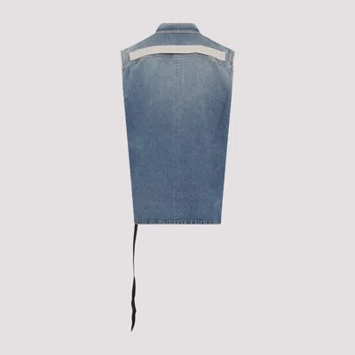 Rick Owens Drkshdw Jackets Blue In Blue