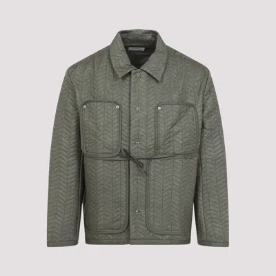 Craig Green Quilted Cotton Blend Jacket With Adjustable Drawstring