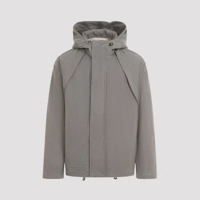 Ranra Wool Jacket With Design And Functional Hood