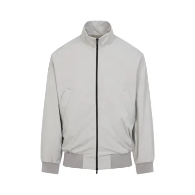 Fear Of God Cement Grey High Neck Track Jacket In Gray