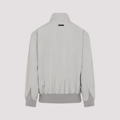 Fear Of God Cement Grey High Neck Track Jacket In Gray