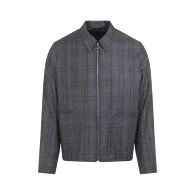 Paul Smith Classic Plaid Wool Jacket With Structured Silhouette